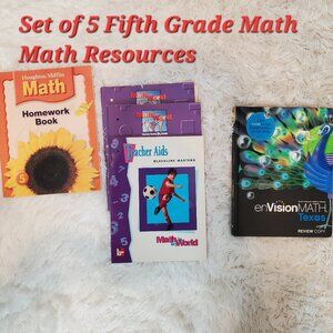Set of Fifth Grade Mathematics Classroom Resources from Texas